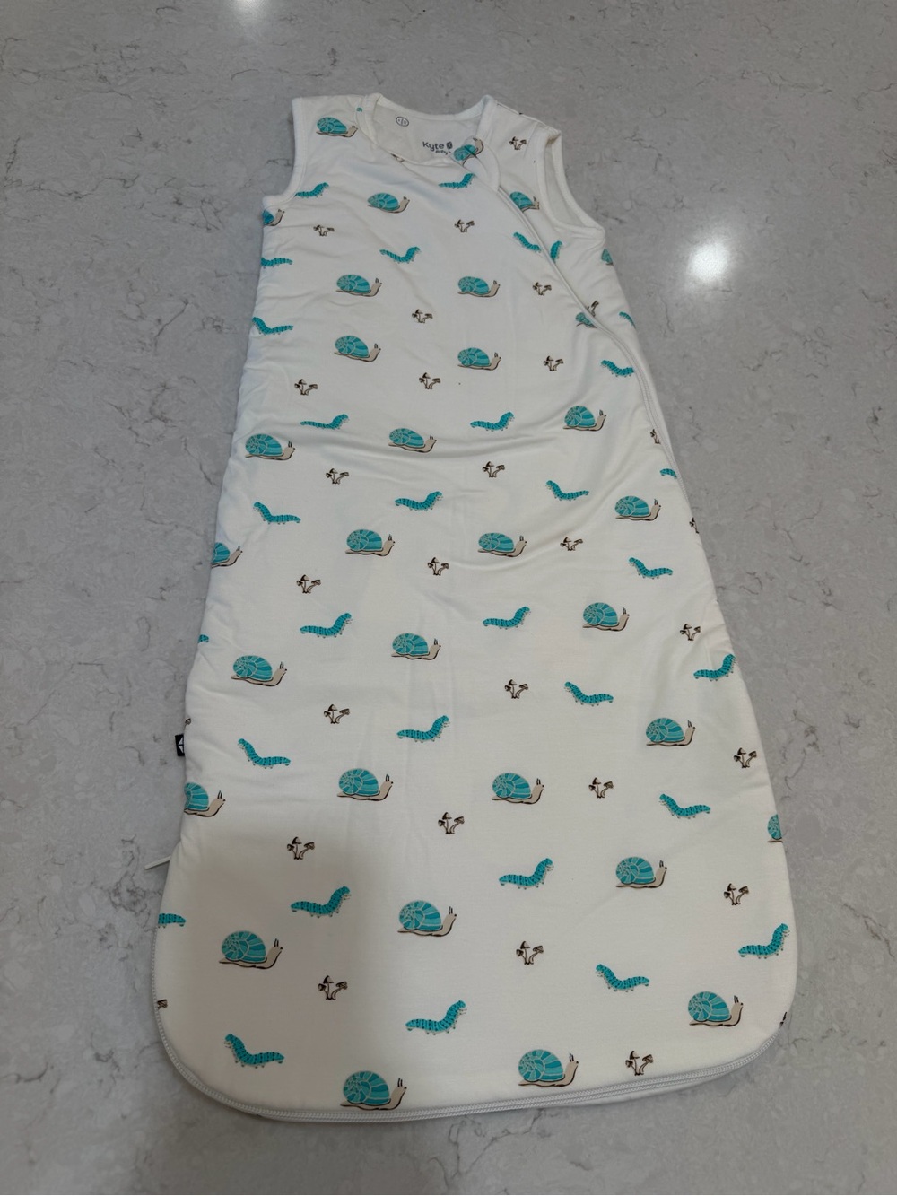 NWOT Kyte Baby Snail Sleep Bag Size S 1.0 TOG Bamboo